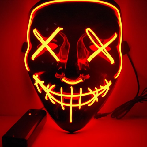 Image of Halloween LED Purge Mask