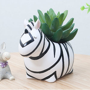 Cute Animal Resin Flower Planter Flowerpot Succulent Plant Pot Home Garden Decor