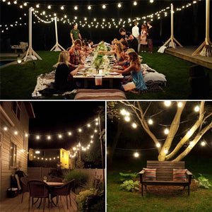 Outdoor Solar String Fairy Lights 50 LED Crystal Ball